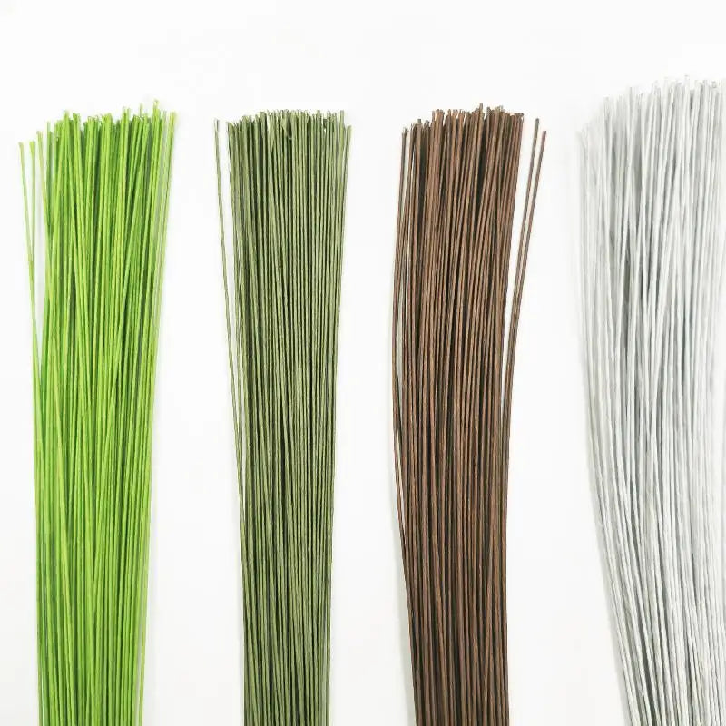 décoration intérieure fil fer blanc vert simple 40cm long fêtes mères mariage
