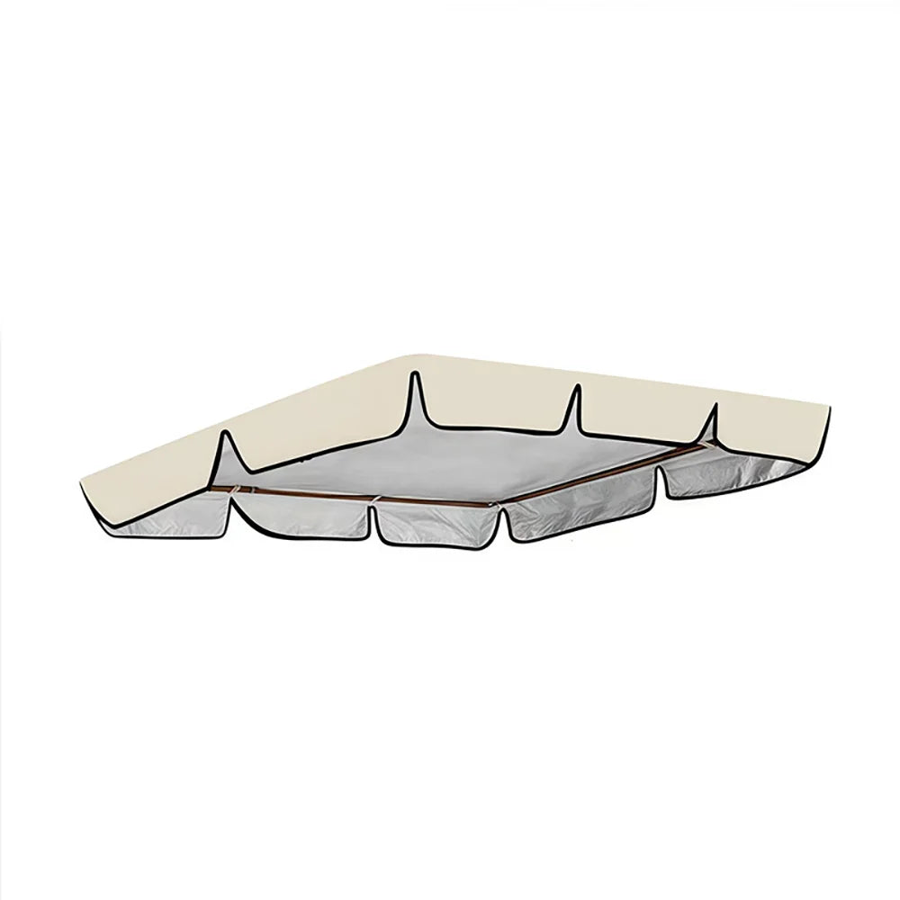canopée balançoire rouge noir vert gris moderne 195x125cm clips uni opaquet
