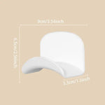 porte casque audio mural adhésif noir blanc moderne rangement chambre sans perçage