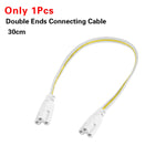 tube led blanc lisse moderne 50cm clips aluminium éclairage intérieur économie d'énergie