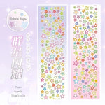 ruban decoratif multicolore etoiles coeurs cercles adhésif manuel diy collage enfants