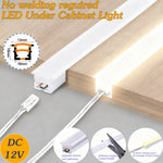 profil silicone ruban led blanc éclairage sous meuble cuisine salon décoration intérieure