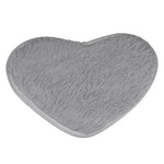 tapis forme cœur doux violet moderne 30x40cm antidérapant bain salon