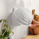 crochets adhésifs muraux blancs support rangement cuisine salle bain planches outils transparents
