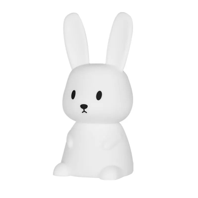 veilleuse led lapin blanc moderne capteur tactile lumiere ambiance chambre enfantDecoration Mignonne Opacité