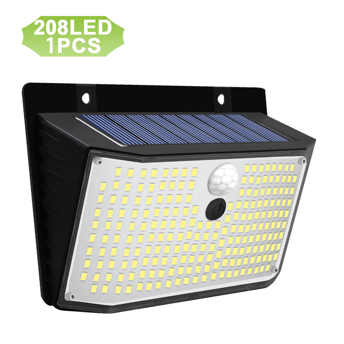 lumière solaire led 176 diodes capteur mouvement moderne jardin sécurité