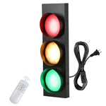 lampe signalisation murale moderne télécommande rouge jaune vert led noir