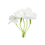 bouquet fleurs artificielles rouge vert jaune roses blanc bleu simple moderne decoration mariage intérieur
