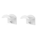 supports stockage murals adhésifs casquettes rouges noires brodées minimalistes 10 pièces