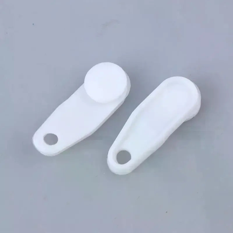 crochets rideau blancs multifonctionnels boutons fermeture modernes plastique opaques facilement utilisables chambre coucher