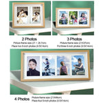 cadre photo multiple bois moderne photos photos photos minimaliste collage familial