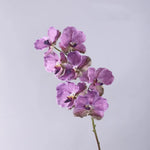 fleurs artificielles orchidées violettes blanches modernes décoration intérieure maison mariage anniversaire