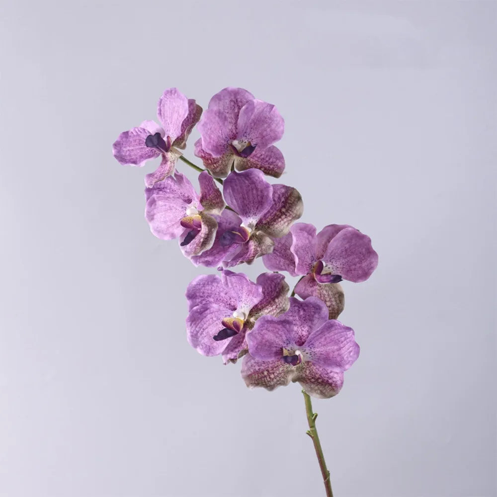 fleurs artificielles orchidées violettes blanches modernes décoration intérieure maison mariage anniversaire