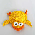 coasters crochetés lézard créatifs artisanaux beige bleu vert adhésifs mignons 3d diys