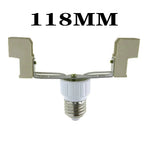 adaptateur ampoule blanc vis moderne poterie porcelaine 78mm 118mm 135mm 189mm