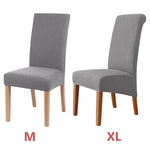 Housse de chaise polaire extensible XL chocolat