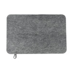 tapis d'isolation feutré absorbant eau minimaliste gris noir blanc sauna bain
