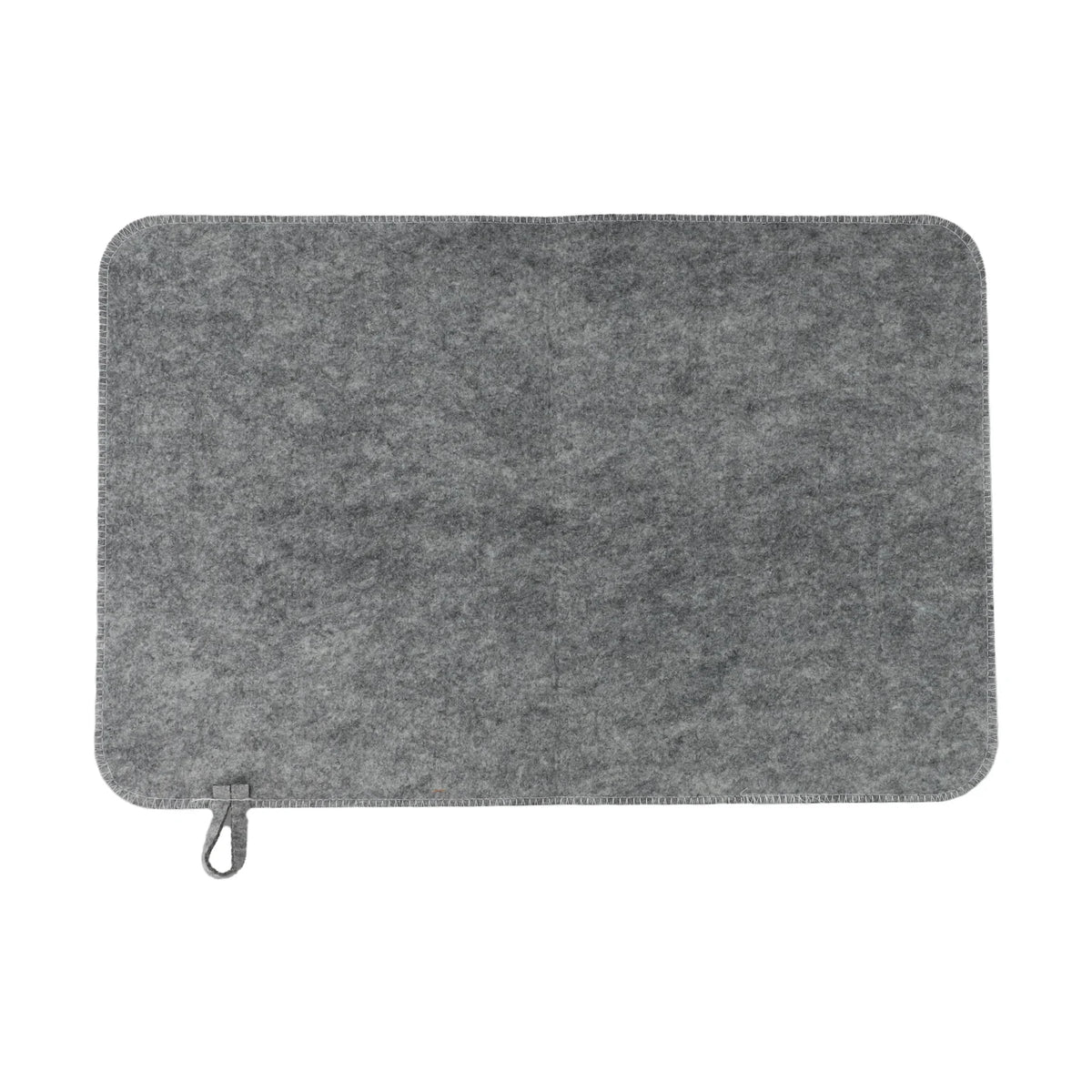 tapis d'isolation feutré absorbant eau minimaliste gris noir blanc sauna bain