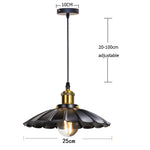 suspension lumineuse industrielle vintage filaire réglable blanc noir doré