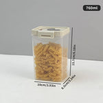 boîtes rangement transparentes modernes hermétiques qualité alimentaire poignées couvercle beige