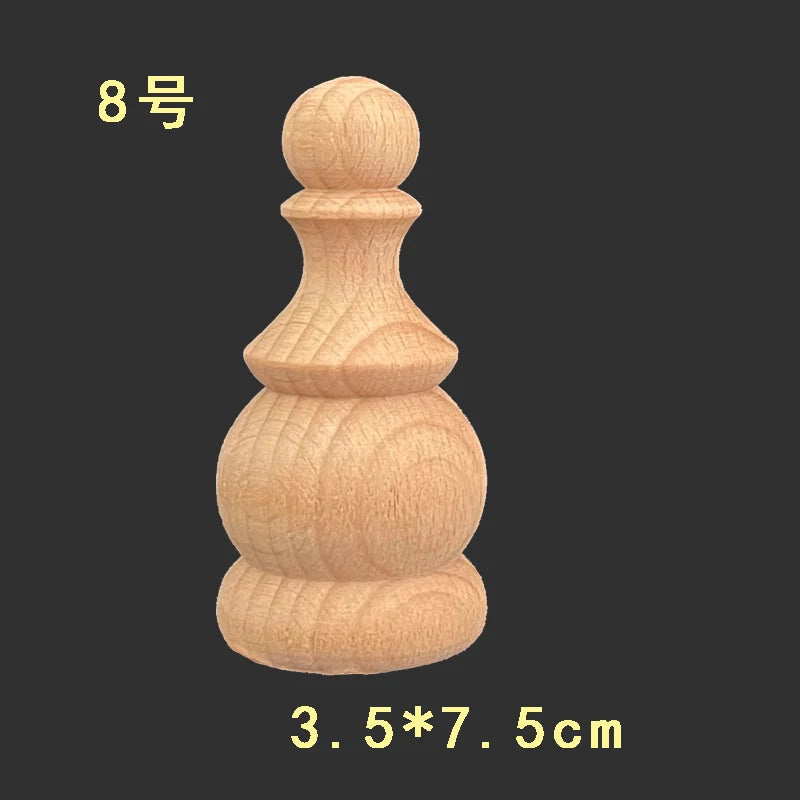 poteaux clôture bois naturel grain classique décoration maison tête lit colonne sculpture bois brut
