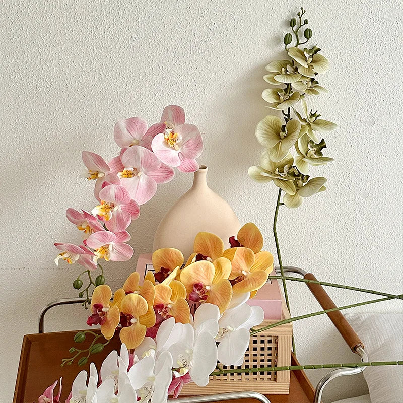 Orchidées artificielles rose violet blanc modernes mariage décoration intérieure festive