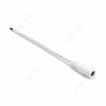 câble électrique 5.5x2.1mm noir femelle mâle adaptateur dc 24v certification rohs led cctv alimentation