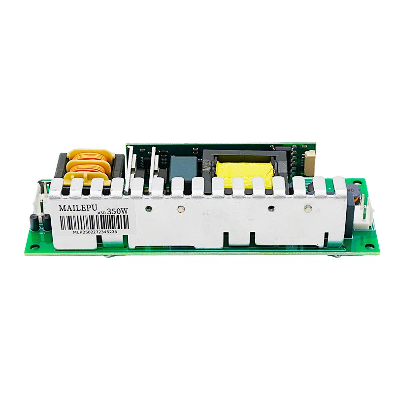 lampe faisceau 300w vert noir jaune imprimé conducteurs dorés électronique scènes professionnelles dj