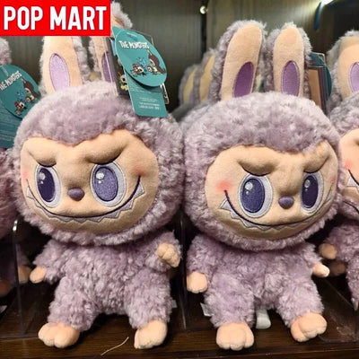 Pendentif Labubu en peluche bleu pour décoration kawaii