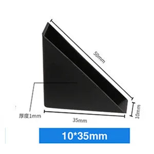 protector angle table noir anti collision adhésif moderne sécurité bébé