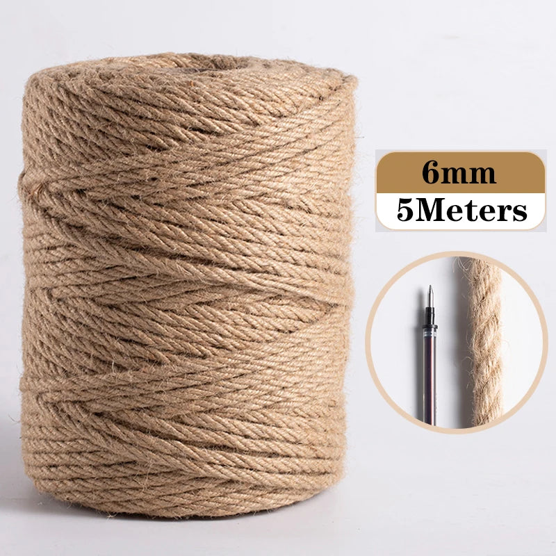corde coton tissée traditionnelle 10mm 2mètres artisanat sacs vêtements textiles maison écologique haute qualité