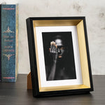 cadre photo rectangle résine noir or moderne 20x25cm 25x30cm 10x15cm 12x17cm 15x20cm 21x29cm