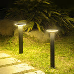 lampe extérieure led moderne imperméable ip65 aluminium noir gris adhésive fixe autonomes