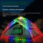lampe camping led rechargeable blanc vert moderne étanche décoration extérieure jardin camping