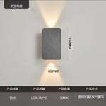 applique murale led or moderne adhésive flux lumineux 249 2000v aluminium mat fin