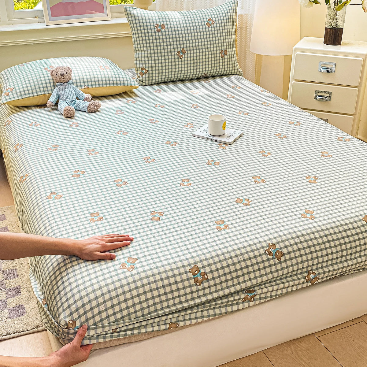 Drap housse élastique 360° maintien parfait