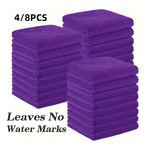 serviettes microfibres violet gris velours absorption rapide serviettes salon coton polyester moderne halloween