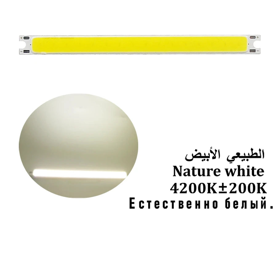 barre led 100x8mm orange verte blanche 5w 12v clips aluminium silicone moderne