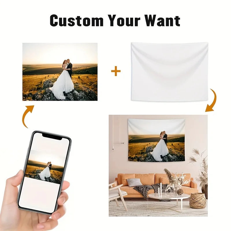 tapisserie personnalisable photo abstraite moderne lavable machine dimensions multiples chambre decoration