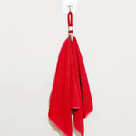 clips serviettes corde tressée acier inoxydable moderne beige blanc noir rouge vert olive