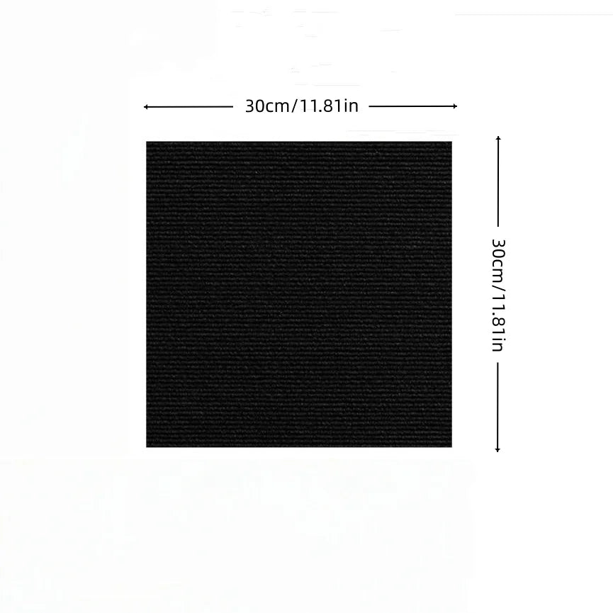 tapis autocollants 30x30cm gris marron carreaux géométriques moderne insonorisants intérieur chambre salon