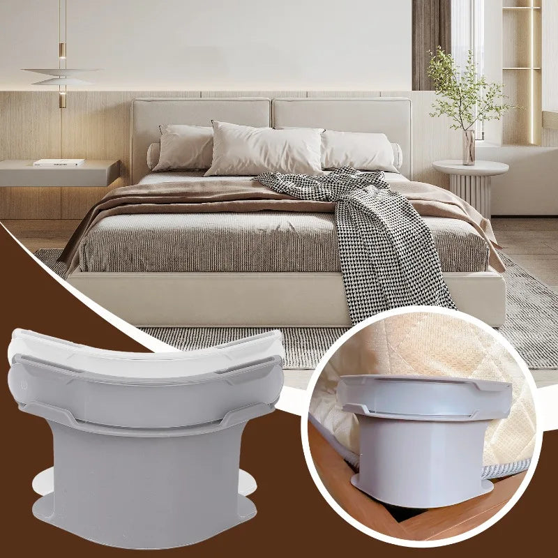 supports d'angle anti dérapage clip ajustable blanc gris moderne lit organisateur espace matelas fixations