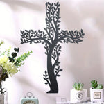 décoration murale moderne oiseaux volants arbre racines silhouette noireextérieur suspendu jardin patio