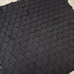 tissu noir texturé peau reptile opacité 60cm large tissu brocart respirant artisanal matériaux bricolage