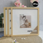 cadres photo modernes noir blanc bois 15x15cm 20x20cm 25x25cm 30x30cm mur