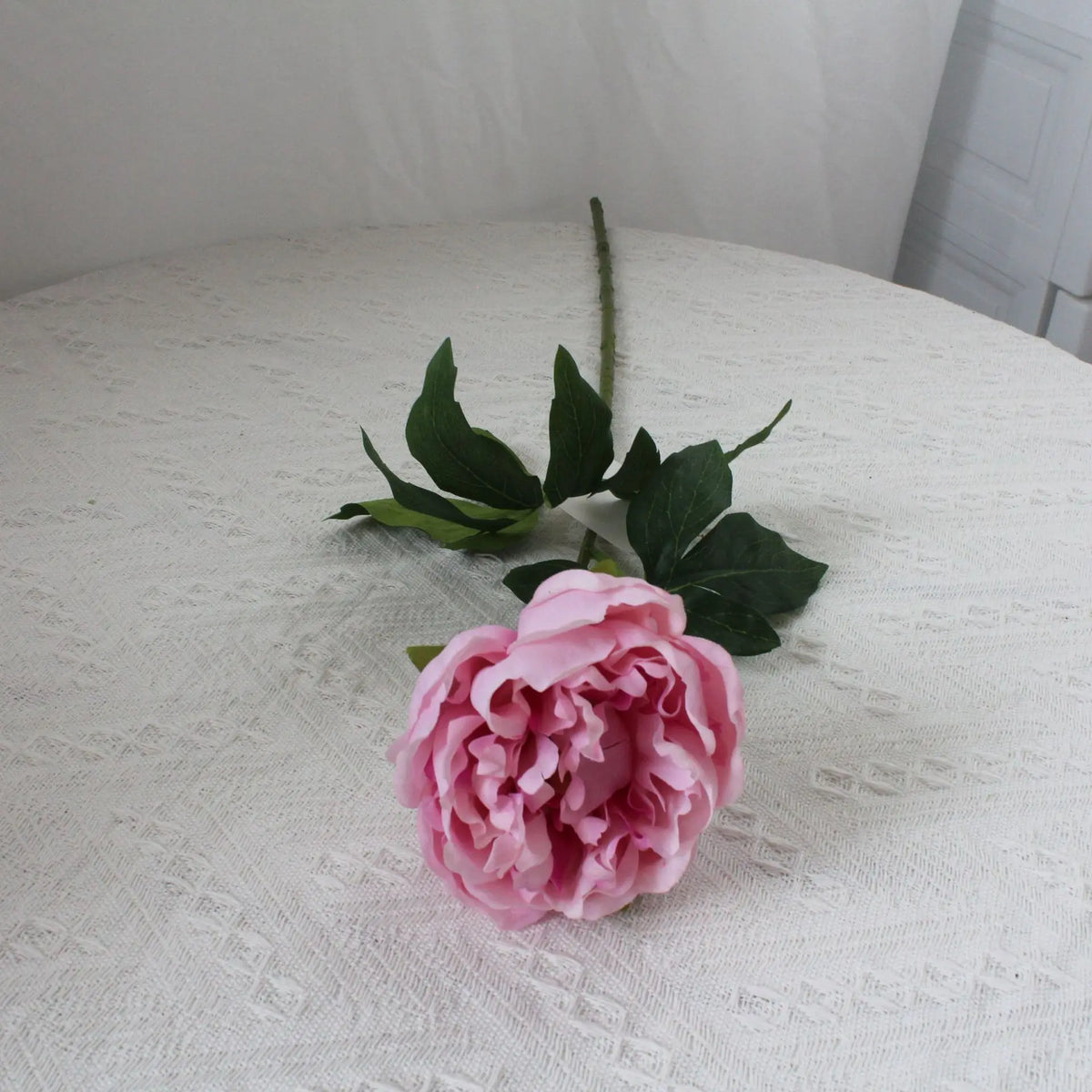 bouquet fleurs artificielles pivoine rose blanche rouge feuilles vertes mariage anniversaireintérieurDecorationFete