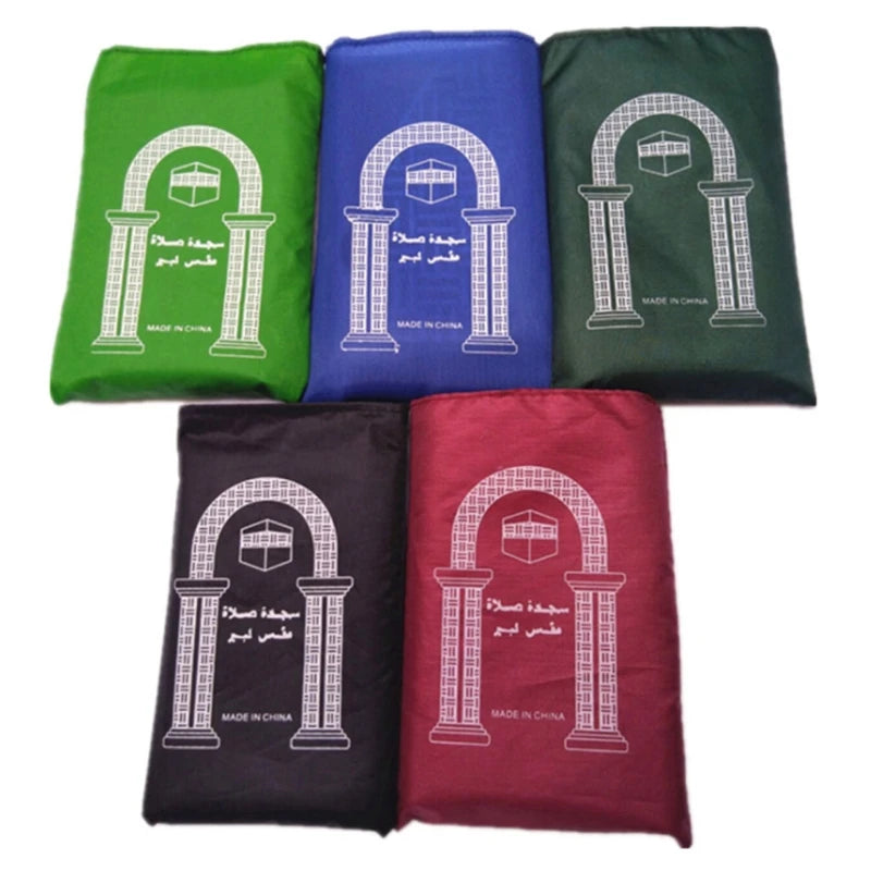 tapis prière islamique imperméable cuir couleur noire bleue rouge moderne