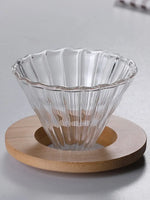 filtre carafe verre rayures verticales moderne ensemble 600ml 300ml transparent