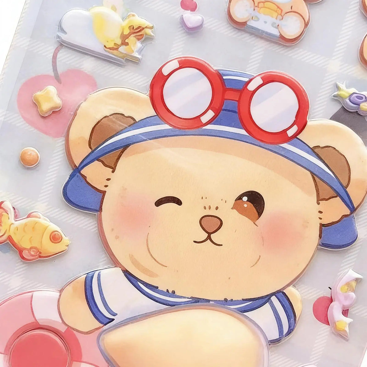 stickers 3d cartoon ours panda enfants maison adhésifs mignons dessins animés couleurs variées