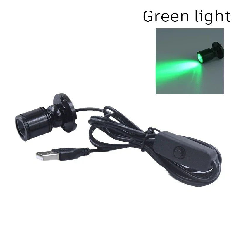 projecteur usb led angle rotatif câble usb interrupteur adhésif moderne compact mini spotlights